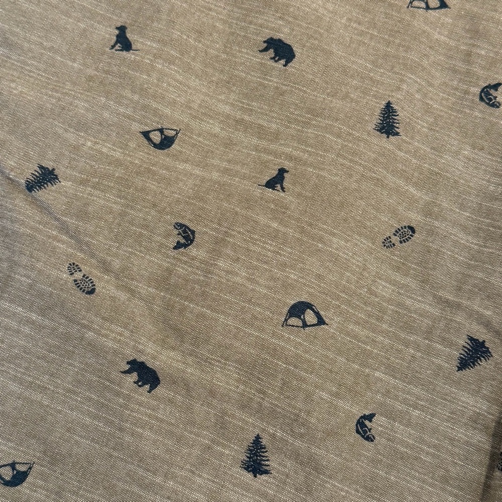 Eddie Bauer Men's Gray Patterned Flat Front Shorts - image 5